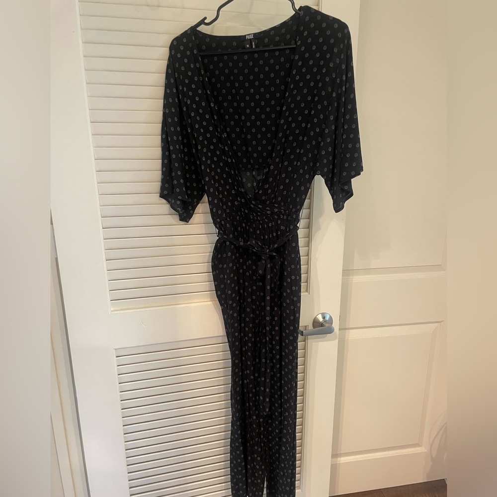 Black printed jumper